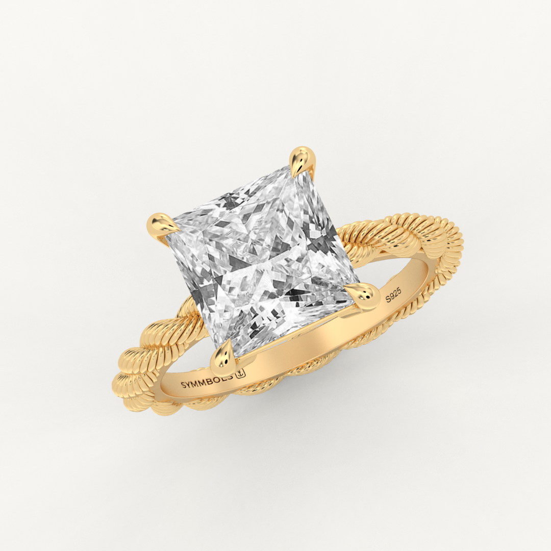 Princess Cut Solitaire Ring