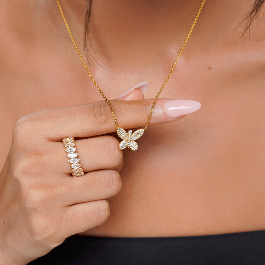 Butterfly Pendant Necklace