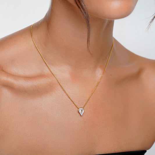 Teardrop Pendant Necklace