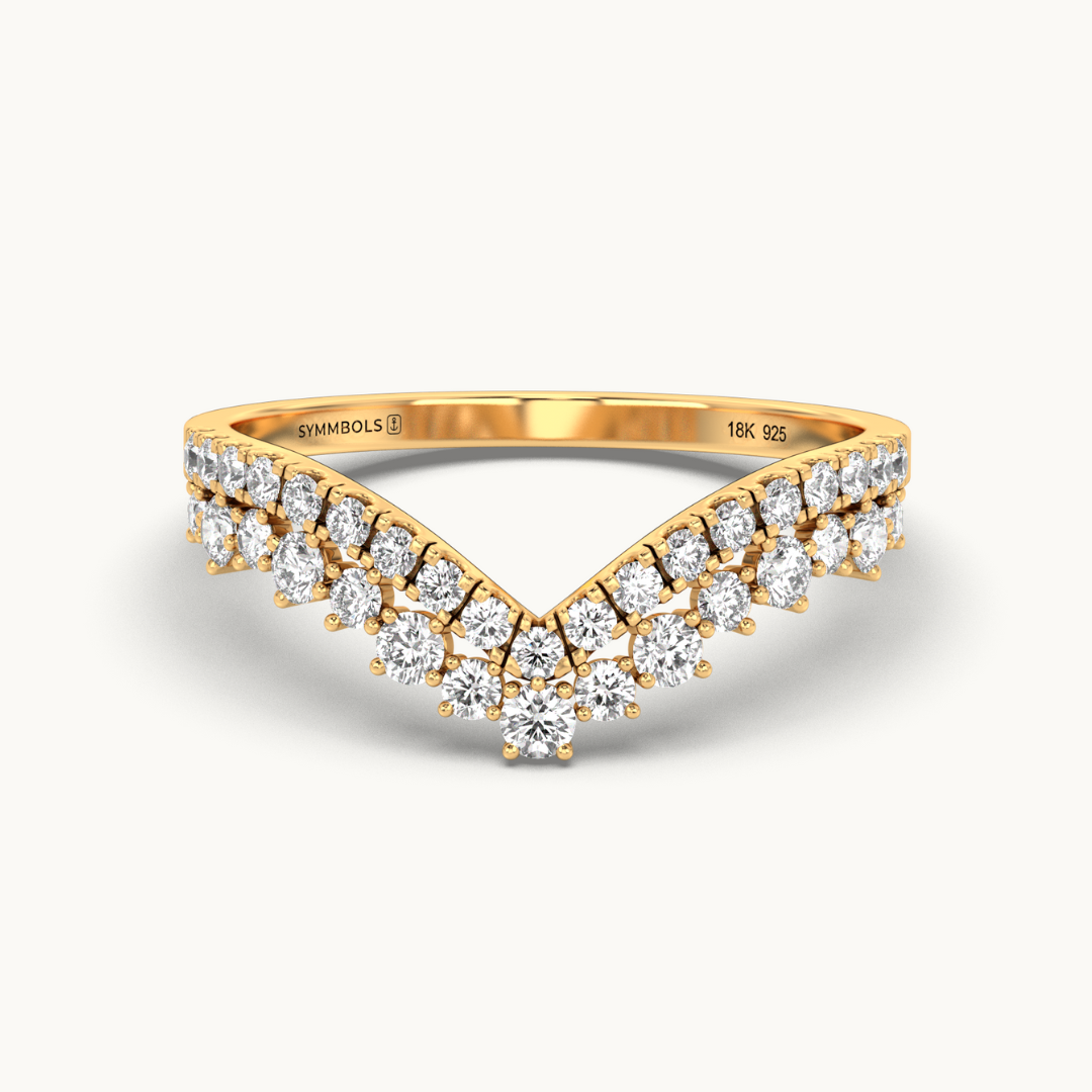 Edra Chevron Ring