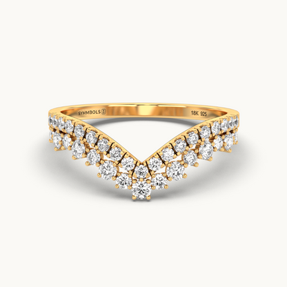 Edra Chevron Ring