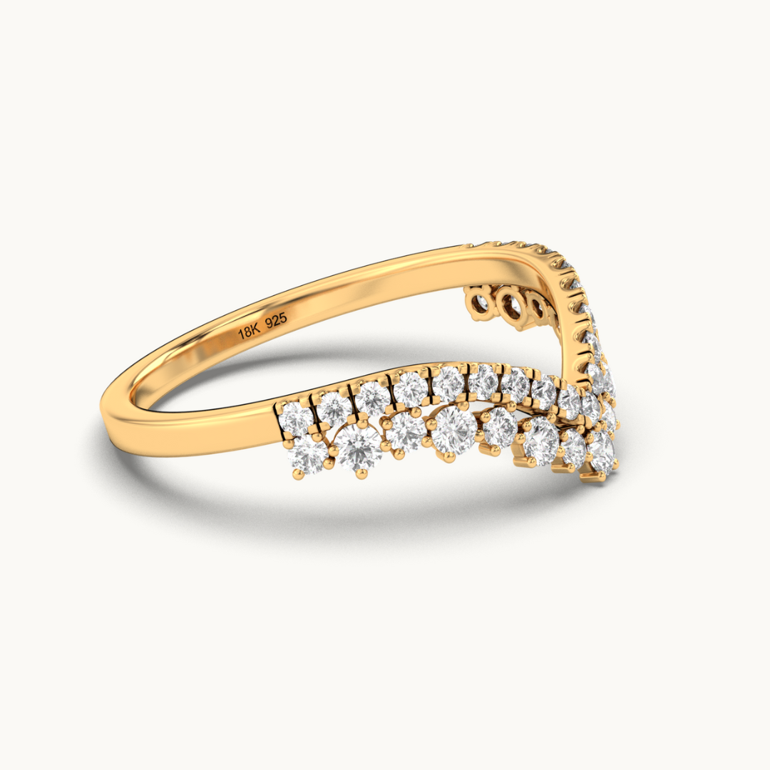 Edra Chevron Ring