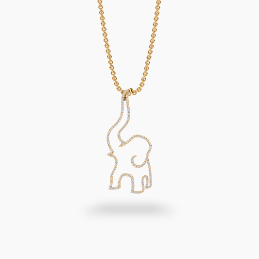 Elephant Pendant Necklace