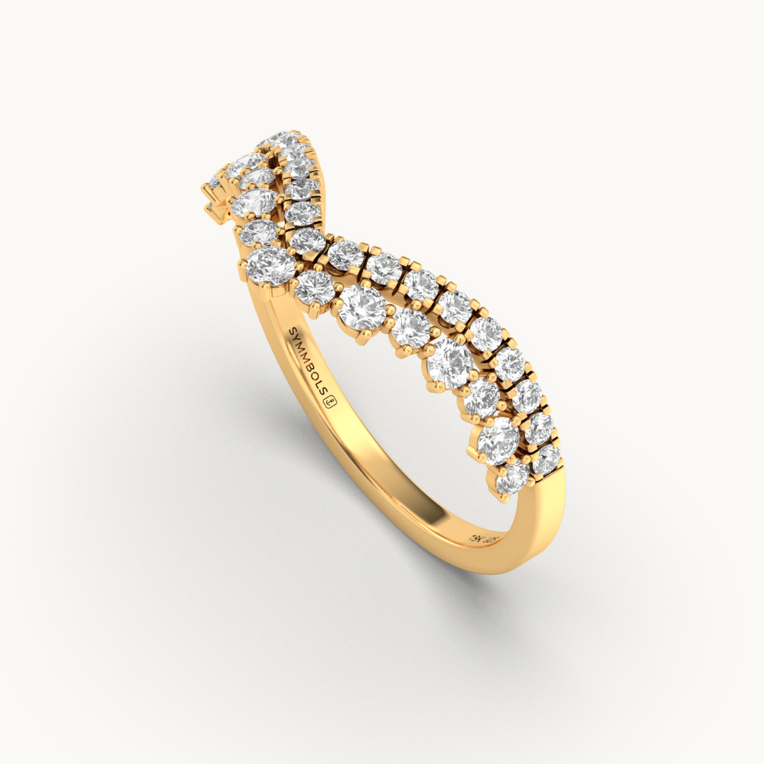 Edra Chevron Ring