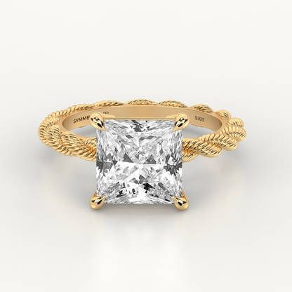 Princess Cut Solitaire Ring