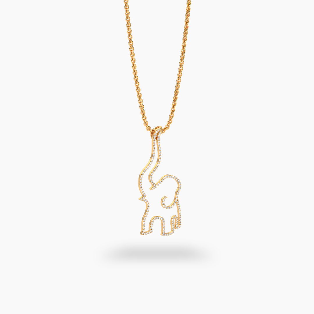 Elephant Pendant Necklace