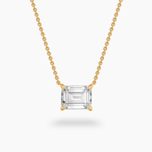 Emerald Cut Necklace