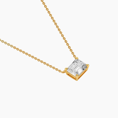 Emerald Cut Necklace