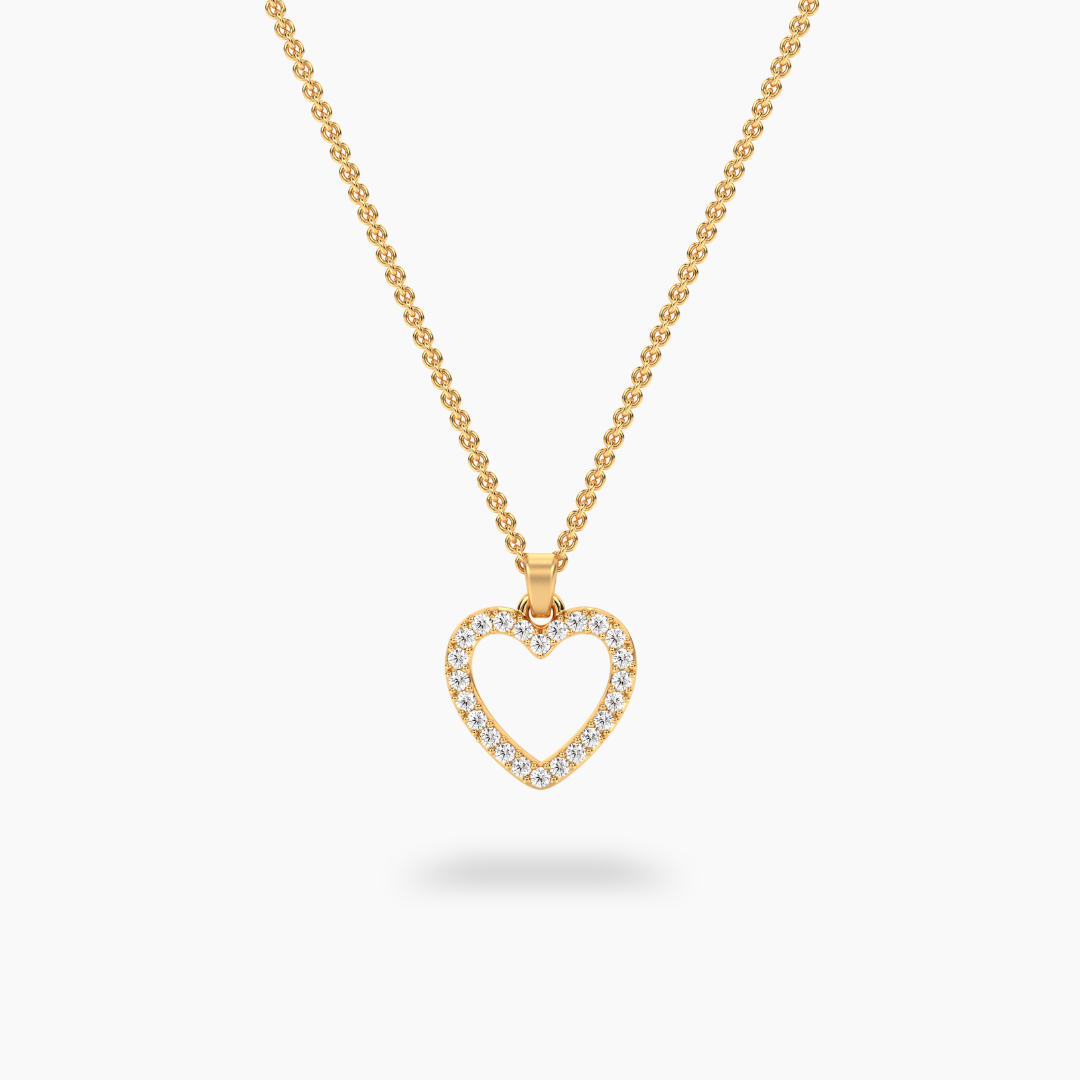 Heart Shaped Pendant Necklace