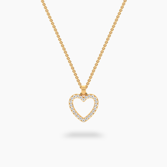 Heart Shaped Pendant Necklace