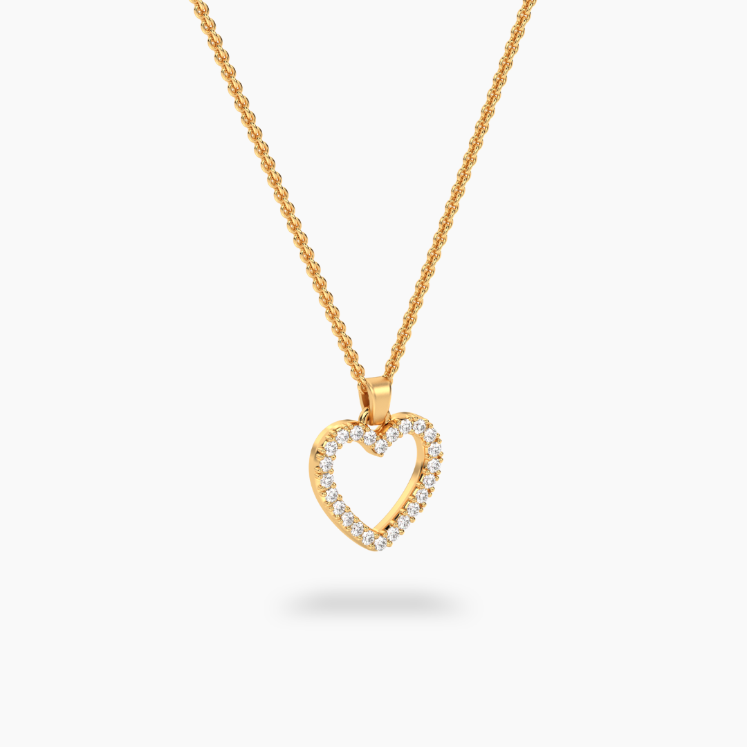Heart Shaped Pendant Necklace