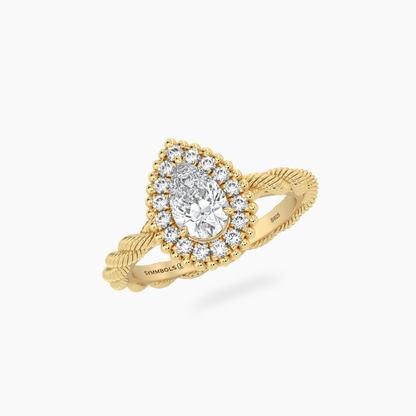 Rope Pear Ring