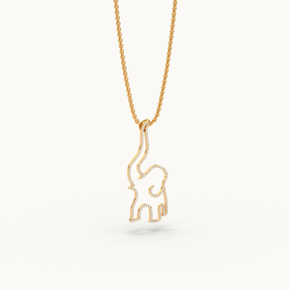 Elephant Pendant Necklace