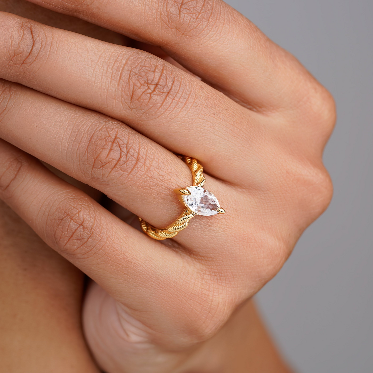 Symmbols Marquise Ring