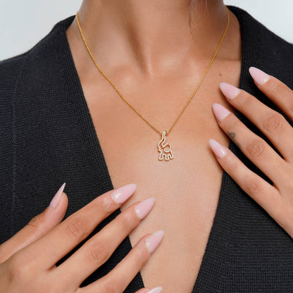 Elephant Pendant Necklace