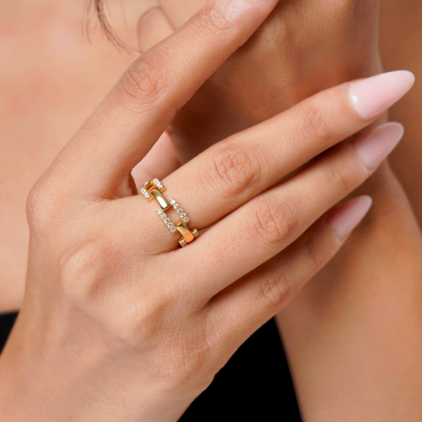 Chain Design Ring