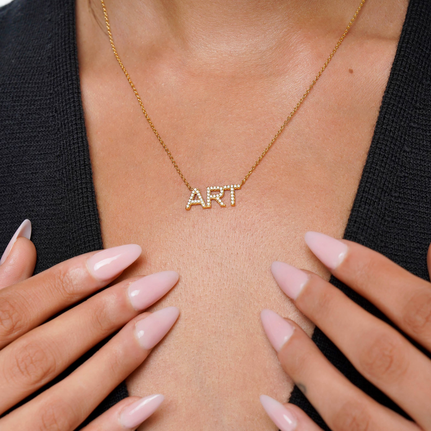 Dainty Art Necklace