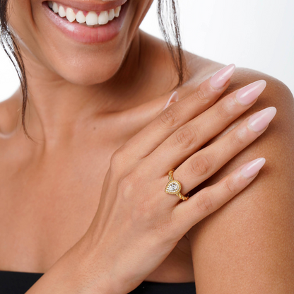 Pear Cut Ring